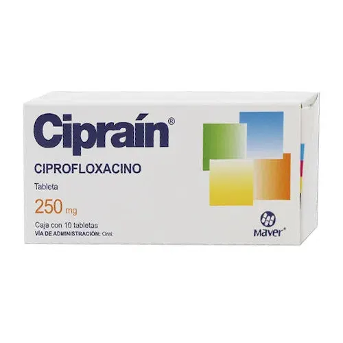 CIPRAIN (CIPROFLOXACINO) TAB 250 MG C/10 MAVER