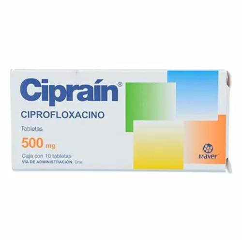 CIPRAIN (CIPROFLOXACINO) TAB 500 MG C/10 MAVER