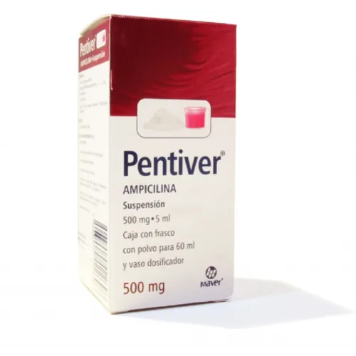 PENTIVER (AMPICILINA) SUSP 500 MG/5 ML P/60 ML MAVER