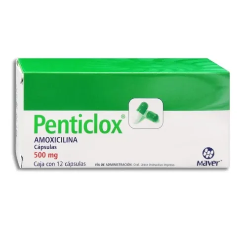 PENTICLOX (AMOXICILINA) CAP 500 MG C/12 MAVER
