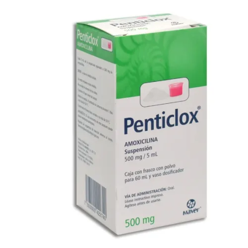 PENTICLOX (AMOXICILINA) SUSP 500 MG/5 ML P/60 ML MAVER