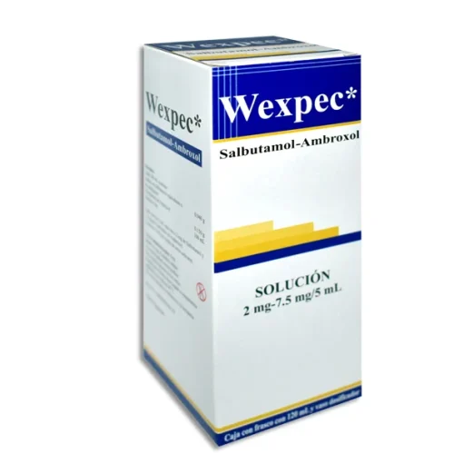 WEXPEC (SALBUTAMOL/AMBROXOL) SOL 2 MG-7.5 MG 5 ML C/120 ML BIOMEP