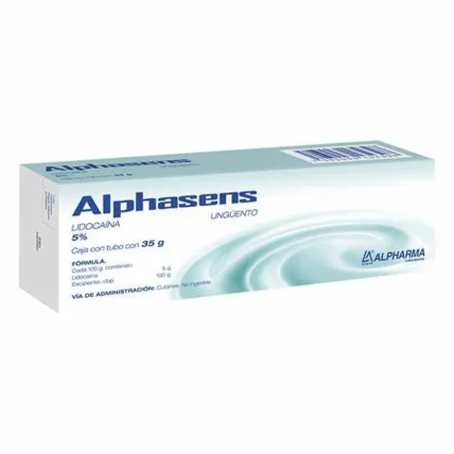 ALPHASENS (LIDOCAINA) UNGUENTO AL 5% C/35 G ALPHARMA