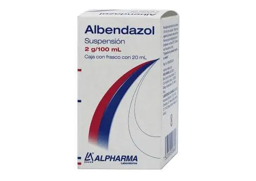ALBENDAZOL SUSP 20 MG/ML C/20 ML ALPHARMA