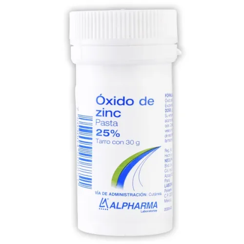 OXIDO DE ZINC PASTA AL 25% TARRO C/30 G ALPHARMA