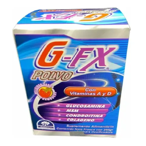 G-FX (GLUCOSAMINA/MSM/CONDROITINA/COLAGENO) PVO C/250 G NATUTECH