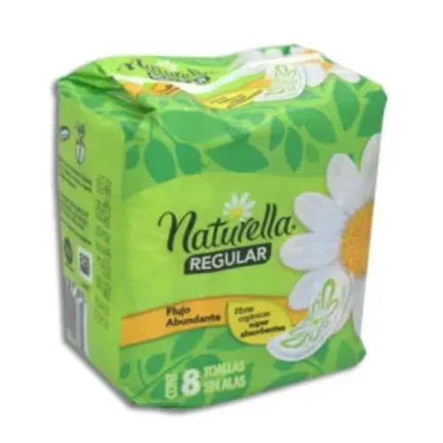NATURELLA MANZANILLA TOALLA ANAT S/ALAS C/8 P&G