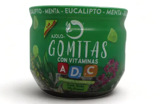 AJOLOTIUS (MENTA/EUCALIPTO/VIT A, D3 Y C) GOMITAS C/37 AJOLOTIUS
