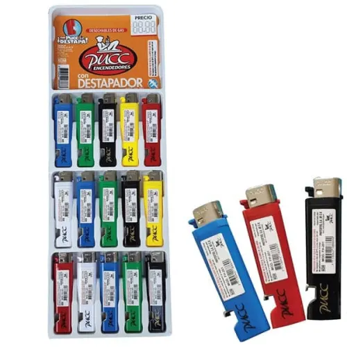 PUCC ENCENDEDOR C/DESTAPADOR BLISTER C/15 PROTEXTOS