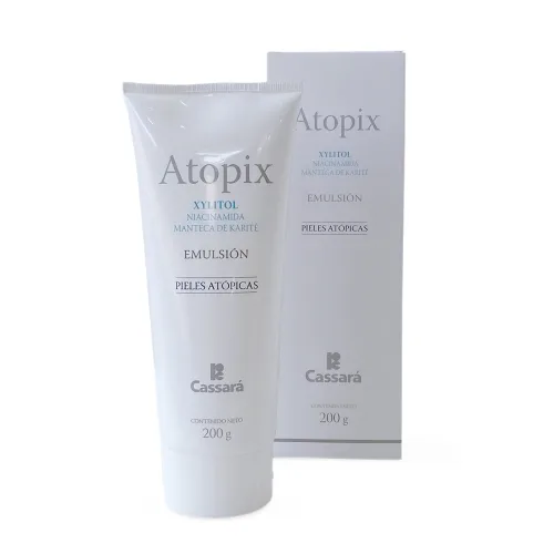 ATOPIX (XYLITOL/NIACINAMIDA/MANTECA DE KARITE) EMULSION PIELES ATOPICAS C/200 G CASSARA