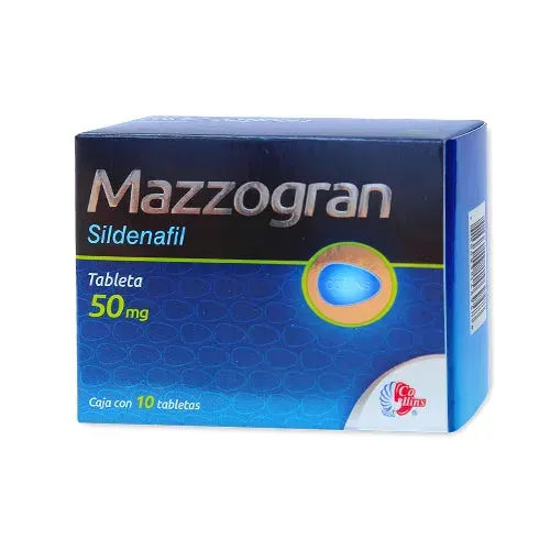 MAZZOGRAN (SILDENAFIL) TAB 50 MG C/10 COLLINS