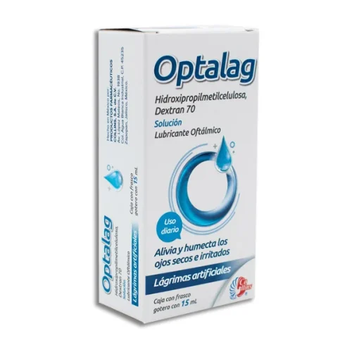 OPTALAG (HIDROXIPROPILMETILCELULOSA/DEXTRAN70) SOL OFT 3/1 MG C/15 ML COLLINS