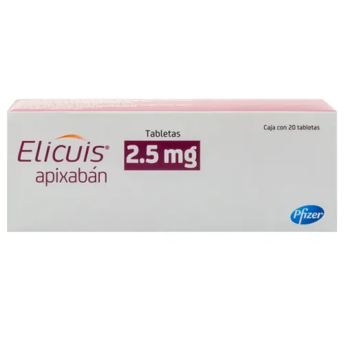 ELICUIS (APIXABAN) TAB 2.5 MG C/20 PFIZER