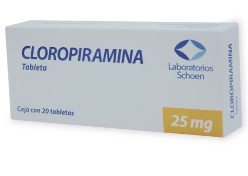 CLOROPIRAMINA TAB 25 MG C/20 SCHOEN