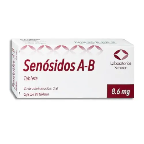 SENOSIDOS A-B TAB 8.6 MG C/20 SCHOEN