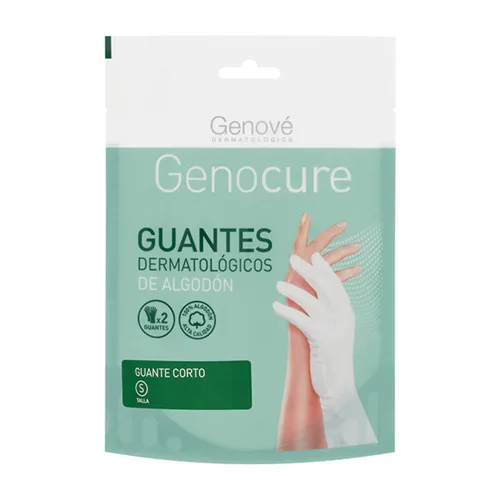 GENOCURE GUANTES DERMATOLÓGICOS DE ALGODÓN CH C/2 PZ GENOVE