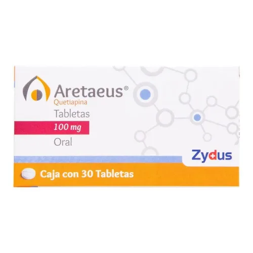 ARETAEUS (QUETIAPINA) TAB 100 MG C/30 ZYDUS