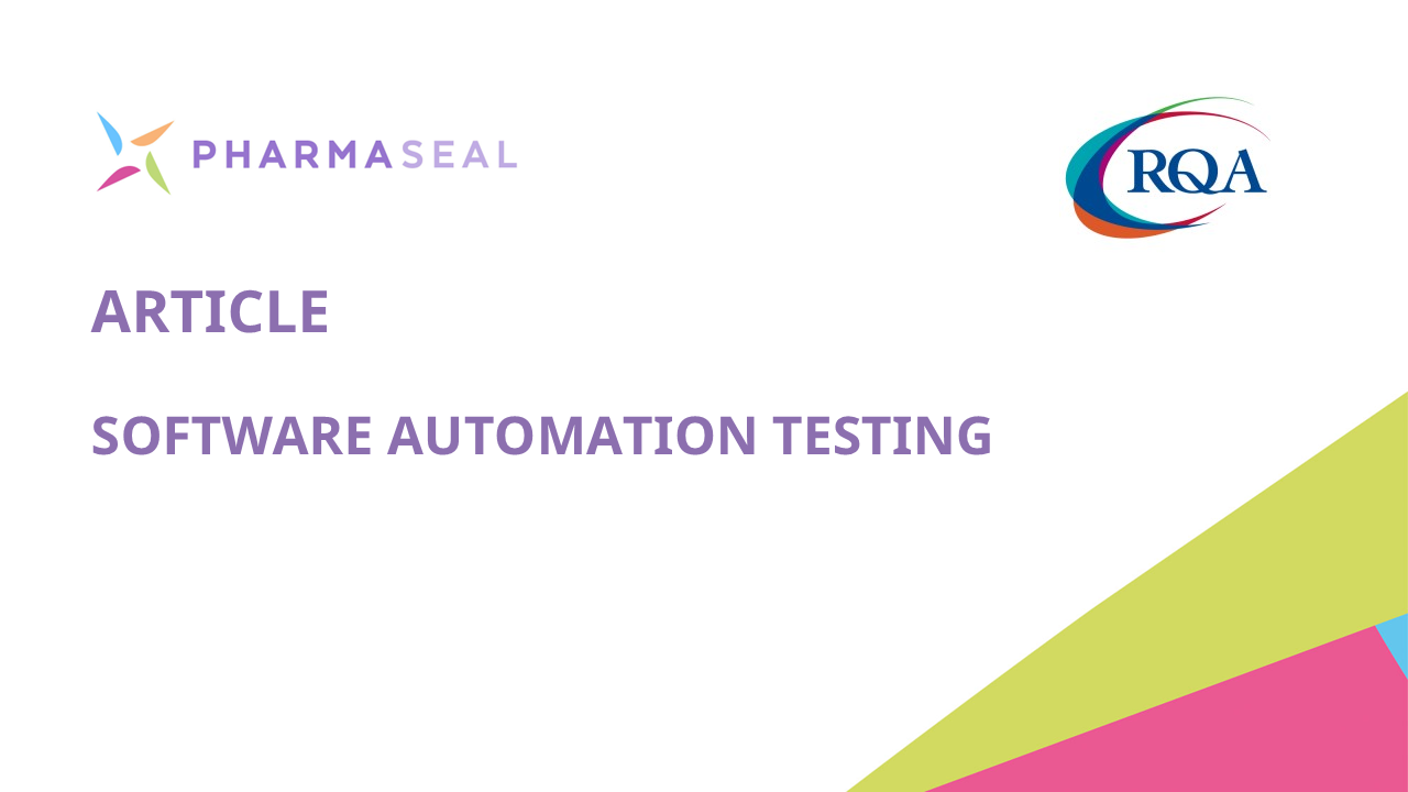 Software Automation Testing