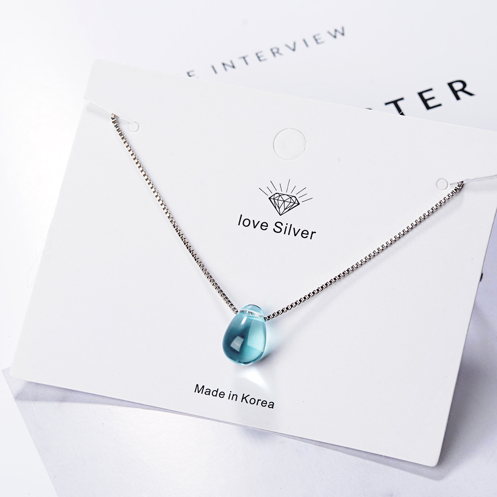 Water Drop Pendant Necklace