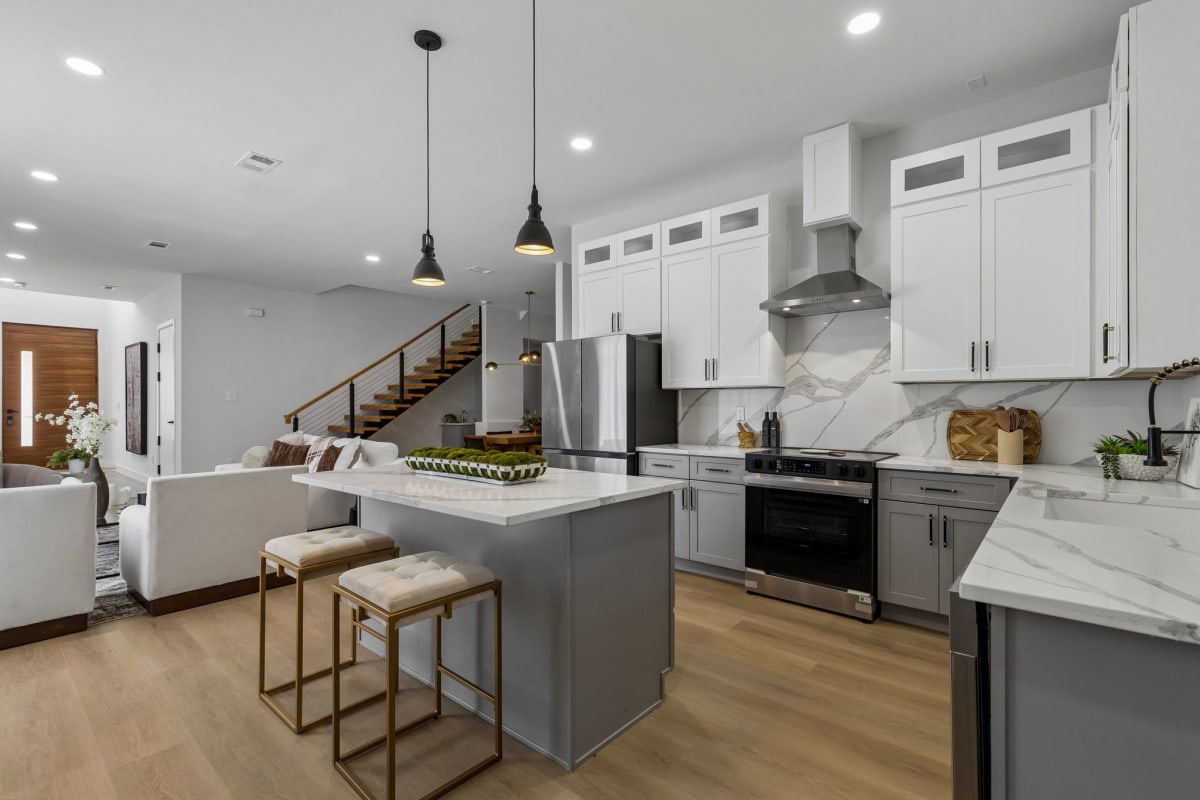 Kitchen in a completed My Castle Homes residence