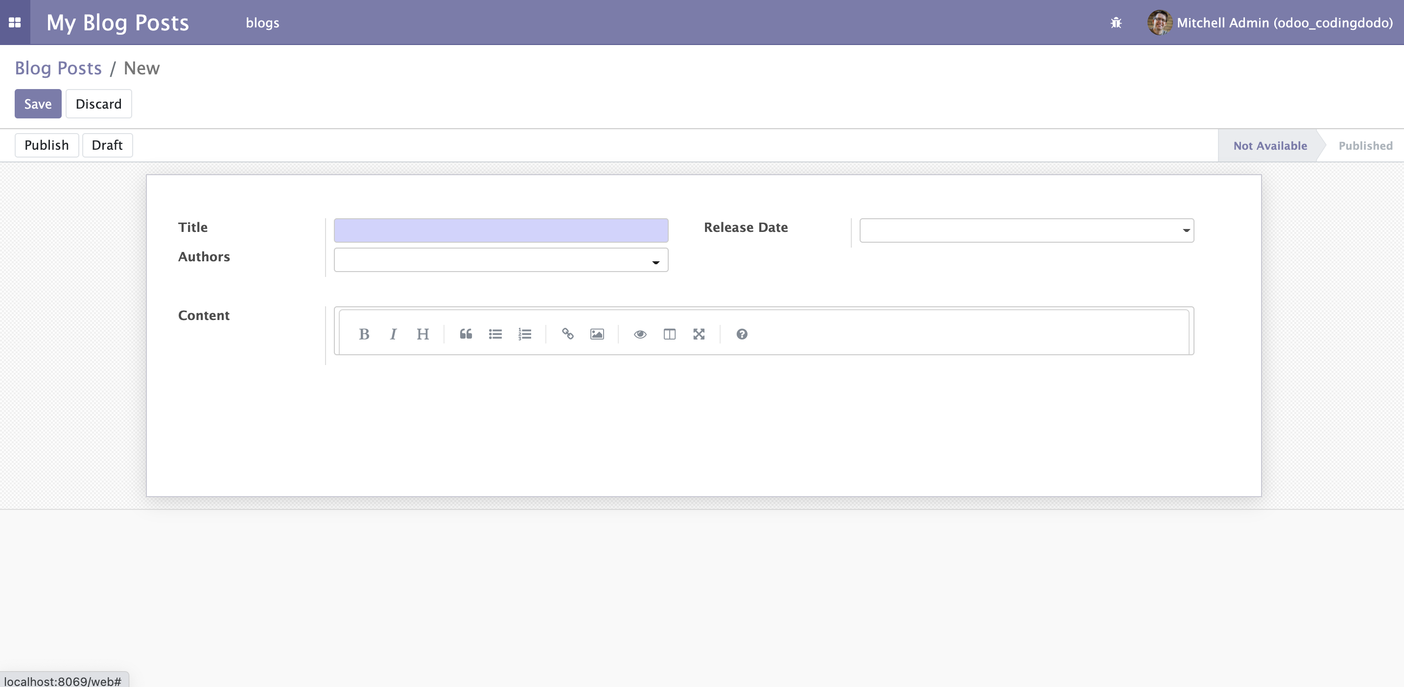 Create an Odoo 14 Markdown Widget Field with TDD - Part 2