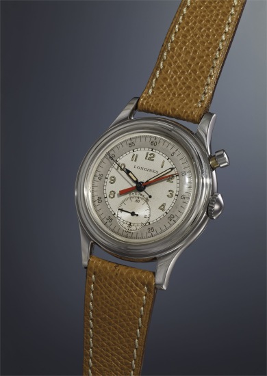 longines single button chronograph