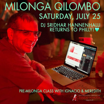 Milonga Qilombo with DJ Sridhar Hannenhalli