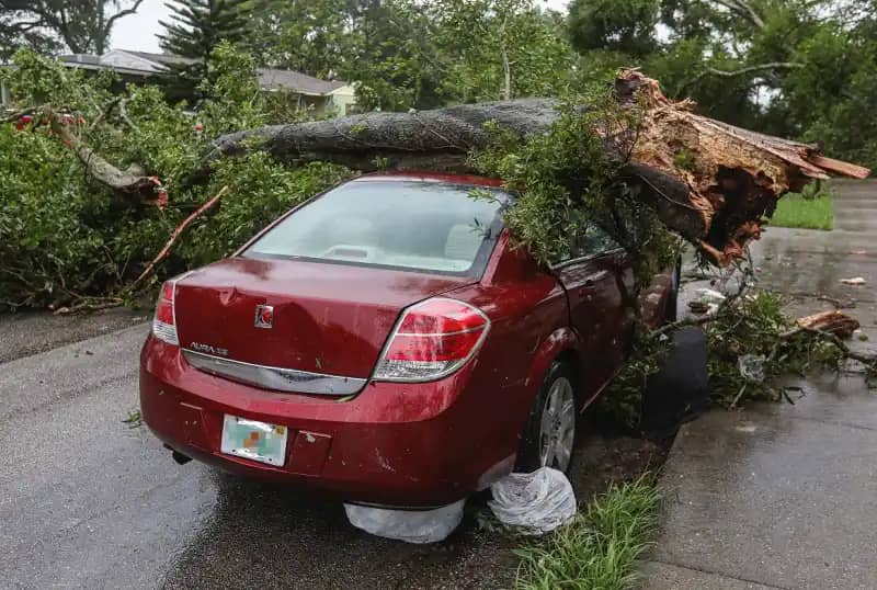 Car road accident