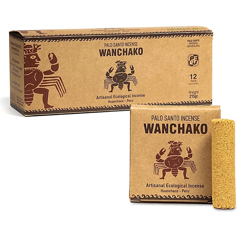 Wanchako - Bastoncini di Palo Santo pressato