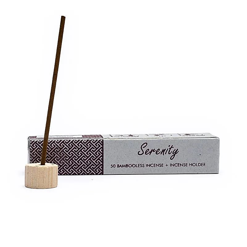 Encens aux herbes sans bambou avec support Abondance