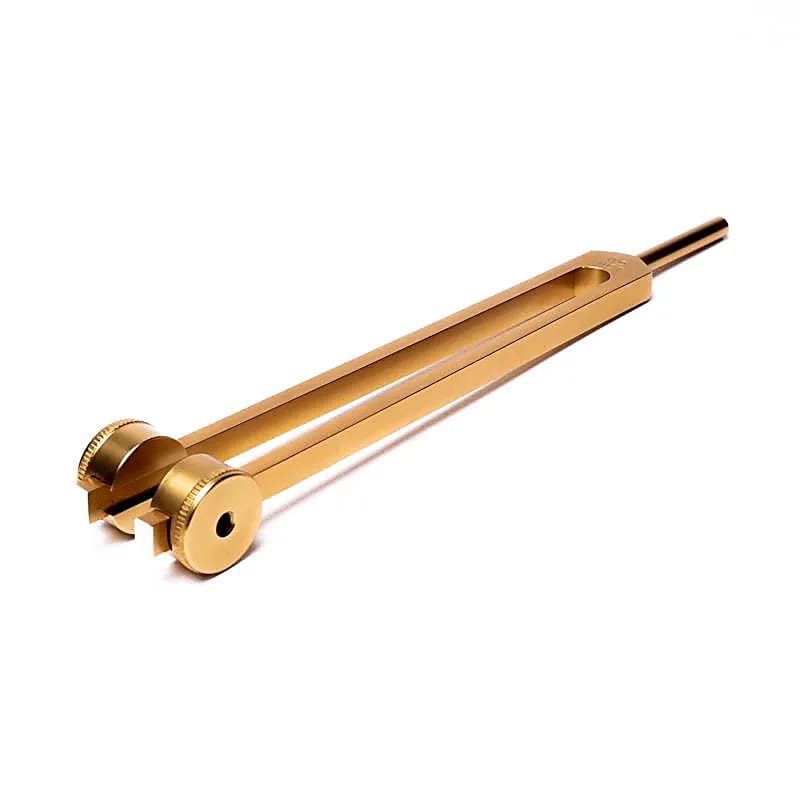 Low Ohm Tuning Fork 68.05 hz Tuning Fork Low Ohm (68.05 Hz) gold colour | De Goudsbloem