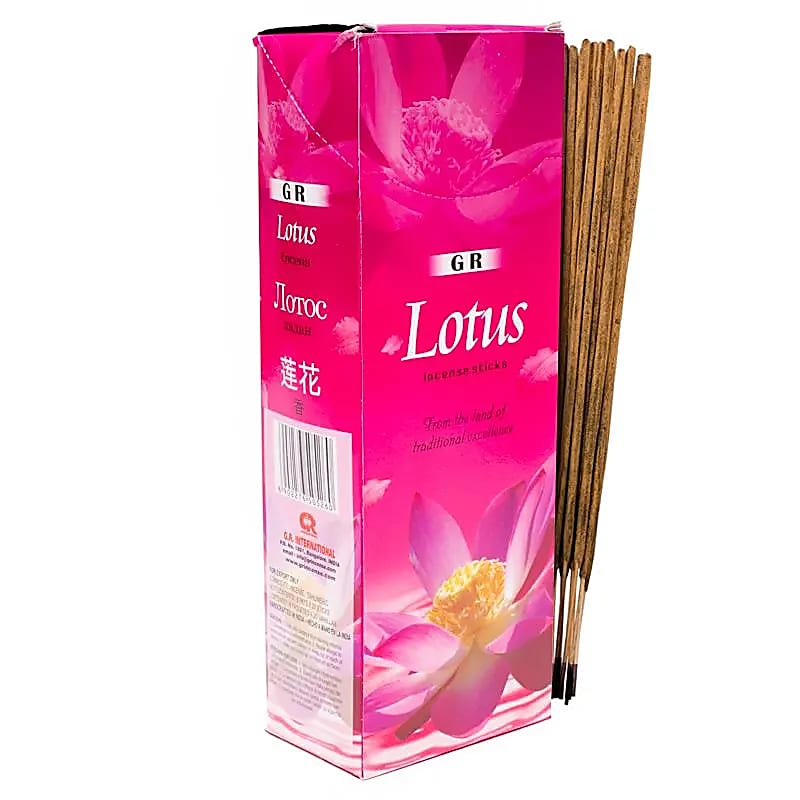 Incenso Lotus scatola esagonale -- 20 g