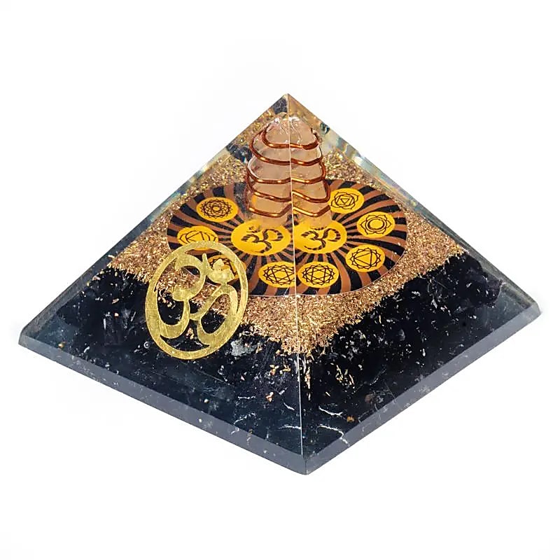 Orgone pyramid black tourmaline sales