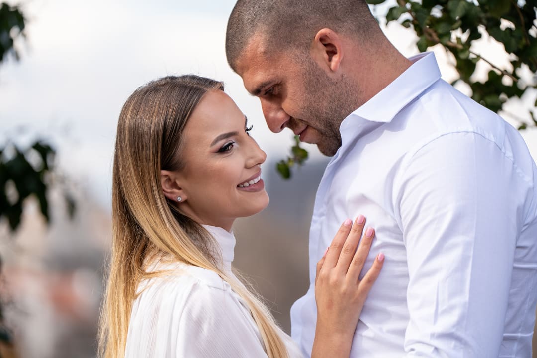 Couple in the Old Town of Plovdiv