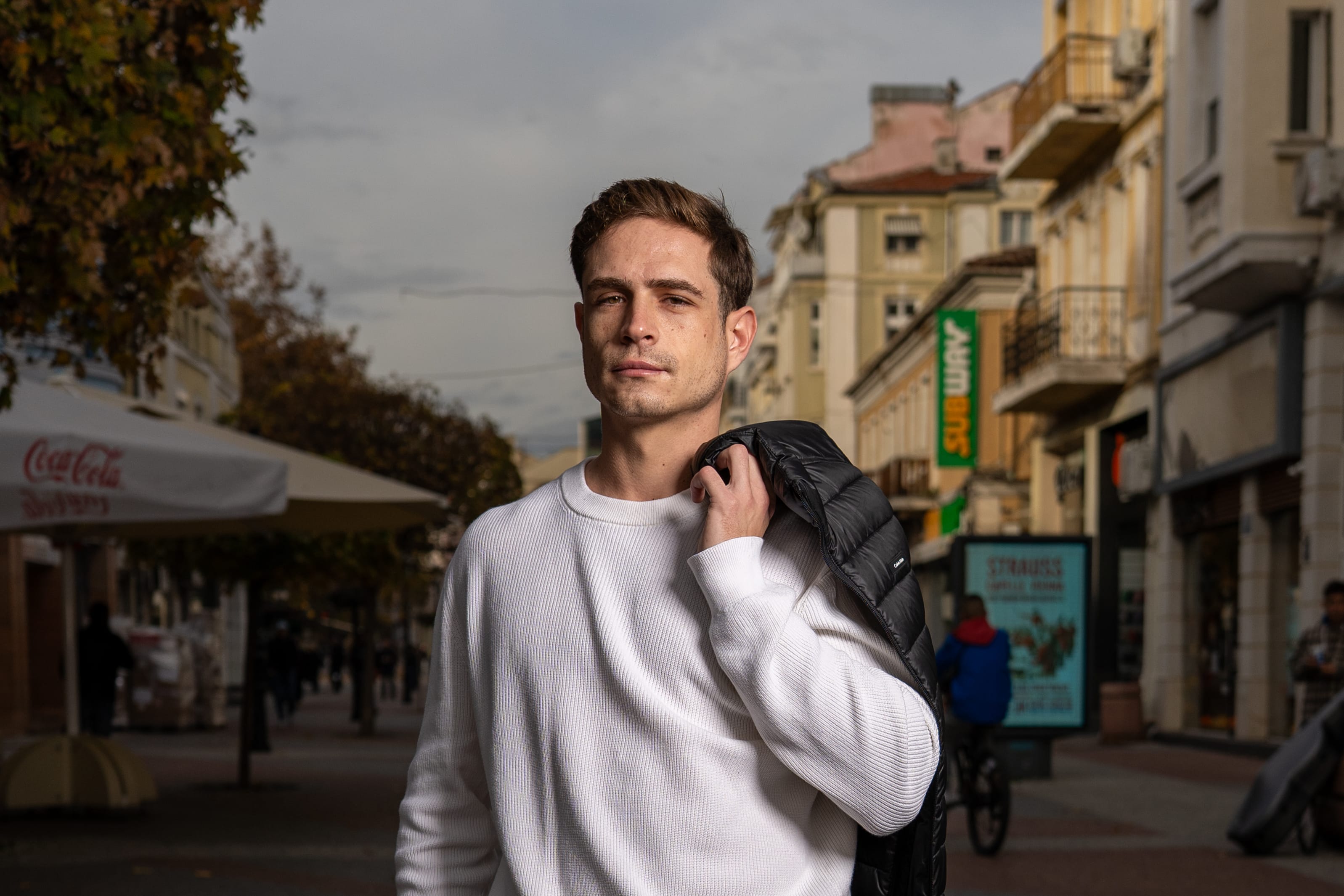 Непринуден портрет насред главната в Пловдив