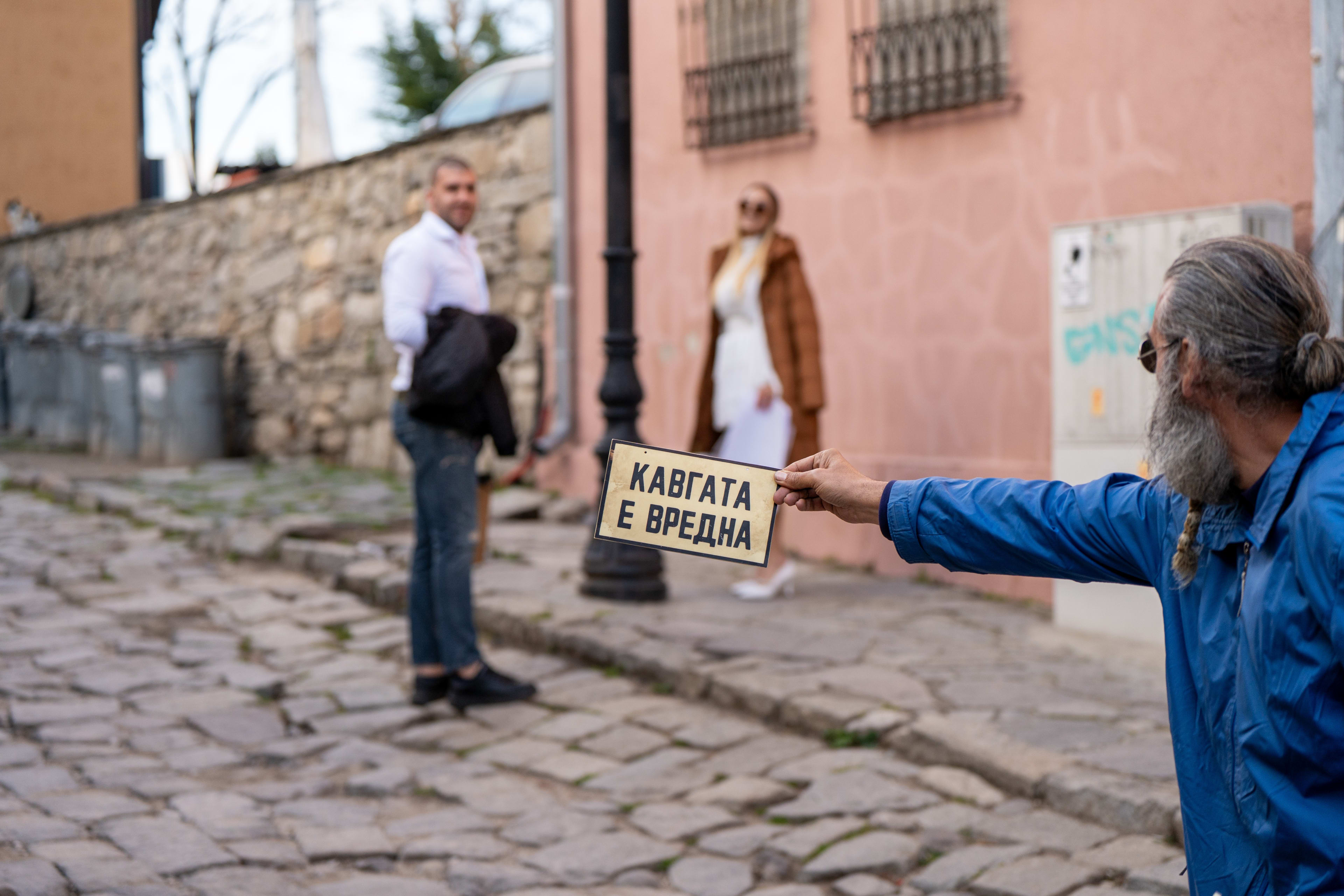 Годежна фотосесия в Стария град на Пловдив