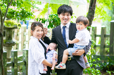 神社でのシーンもしっかり撮影！