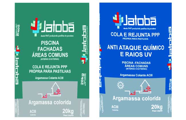 Jatobá Pastilhas lança argamassa