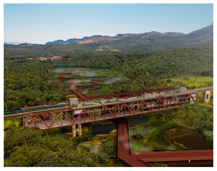 Aço na reconstrução de Brumadinho