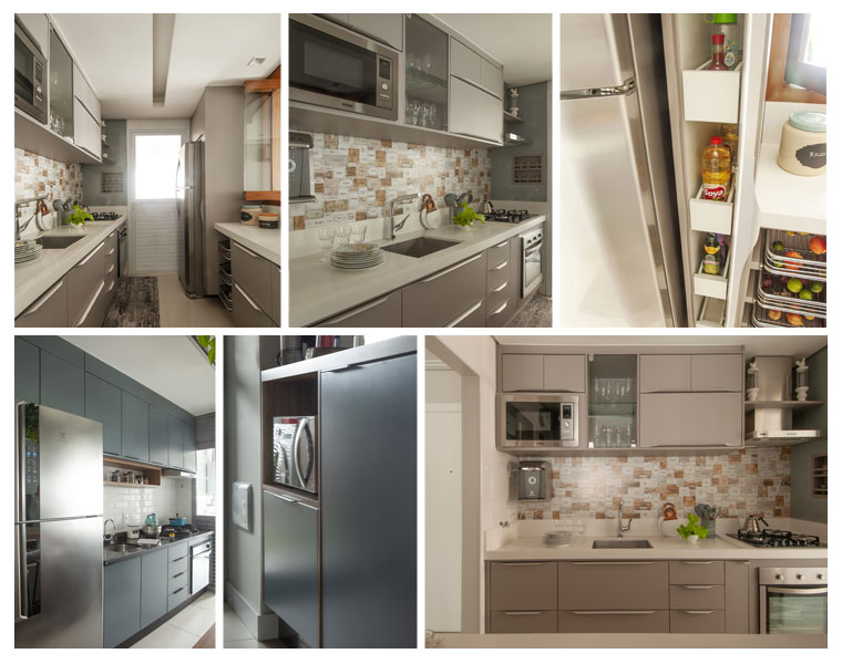 Cozinhas compactas pelo Tesak Arquitetura / Fotografia Luís Gomes