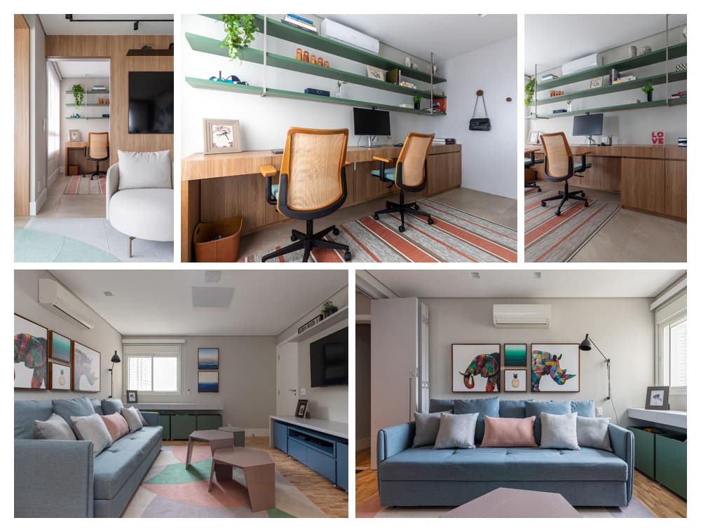 Apartamento com marcenaria personalizada / Fotografia Gabi Haddad
