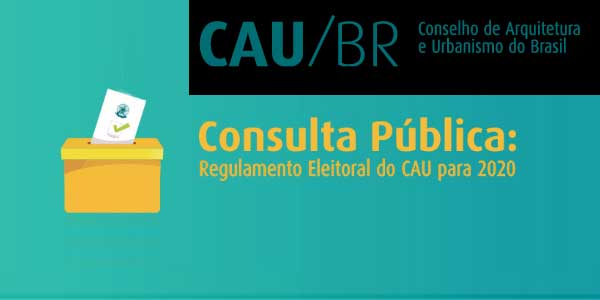 Consulta sobre o regulamento do CAU/BR