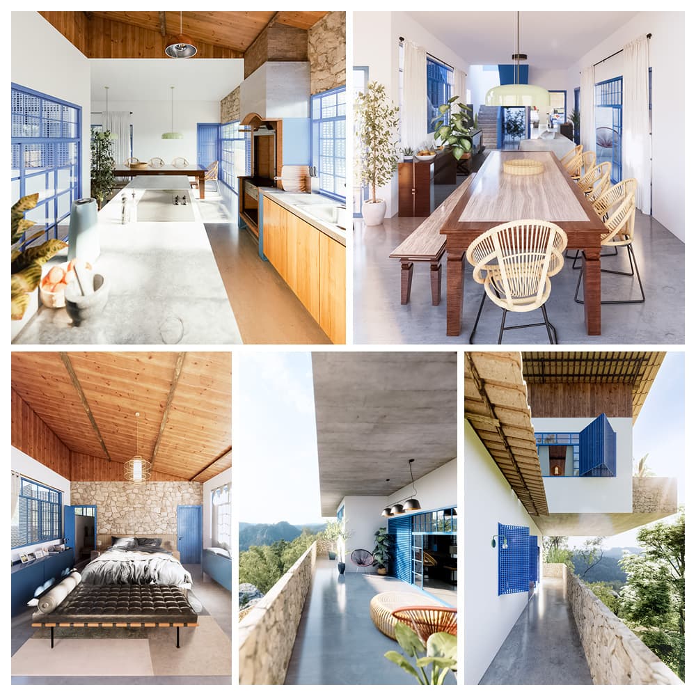 Casa em aclive / img.ahge