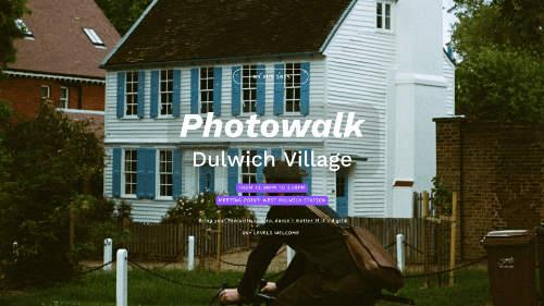 Dulwich Village Photowalk - Photo Walk in London, United Kingdom on Saturday 09 August 2025