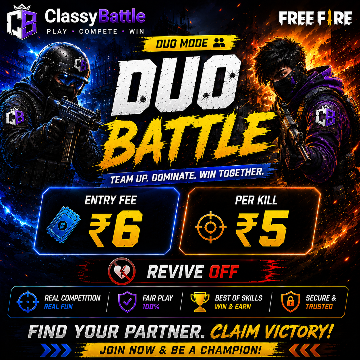 Duo tournament mode