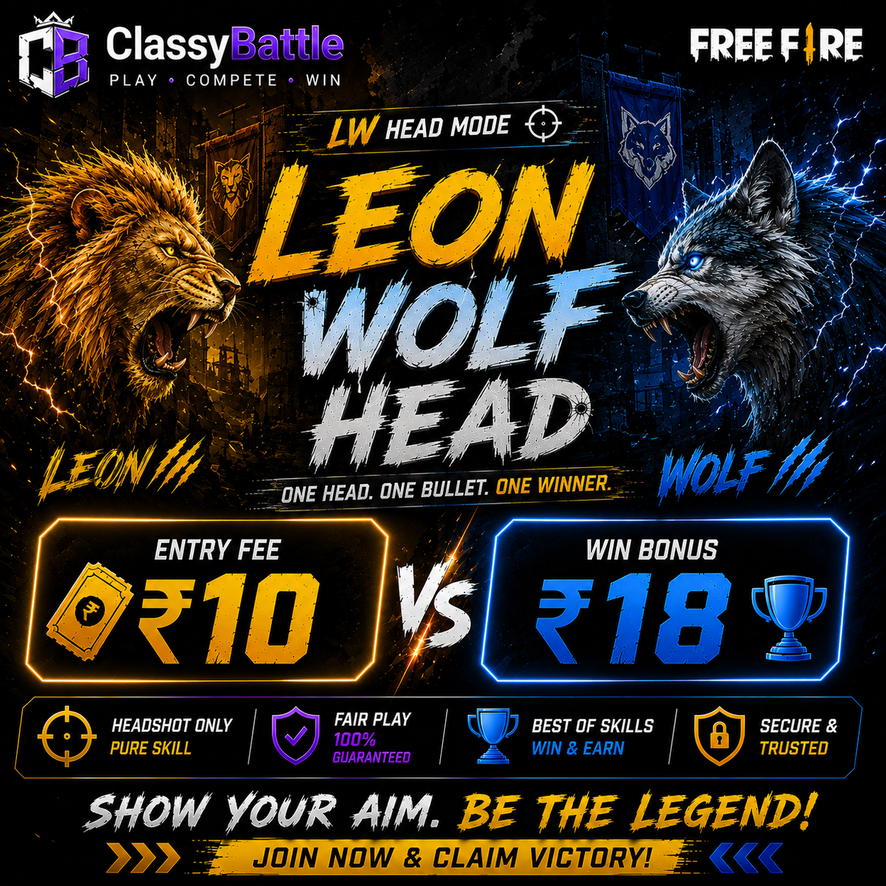Lone Wolf Head-on tournament mode