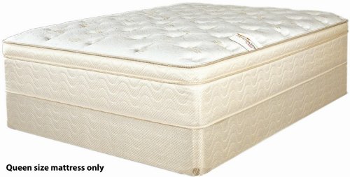 An image related to Coaster Home Furnishings Firm Euro Top Queen-Size 390 Bonnel Coil Innerspring Mattress