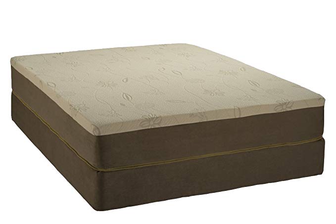 An image of Englander Synergy 9222 Gingham9222TM Memory Foam Twin-Size Foam Base 11-Inch Mattress | Know Your Mattress 