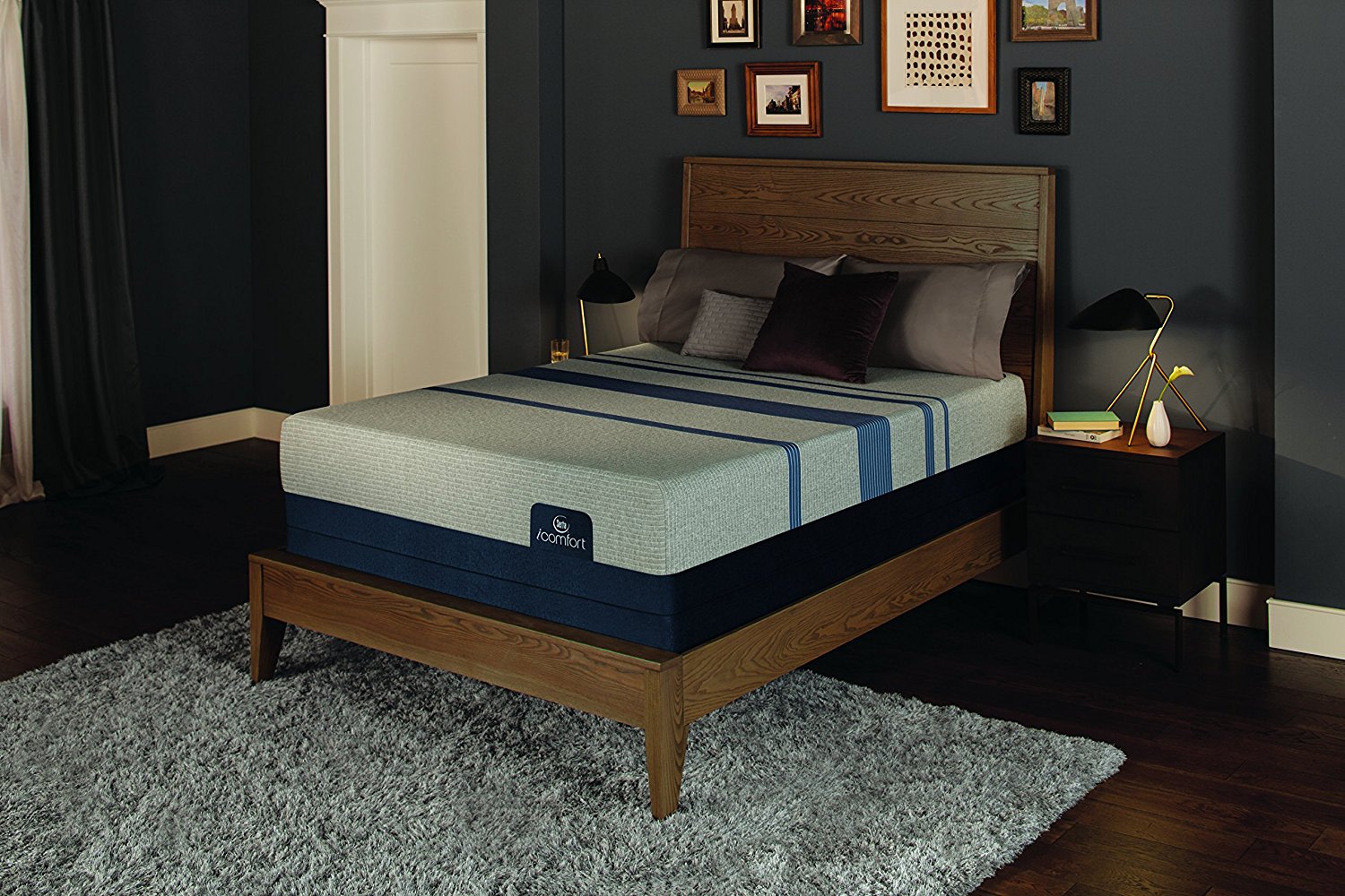 An image related to Serta Blue Max Touch Firm Gel Memory Foam Twin XL-Size 12.5-Inch Mattress