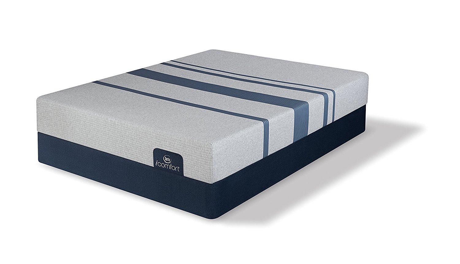 An image of Serta Blue Touch Firm Gel Memory Foam Full-Size 9.75-Inch Mattress